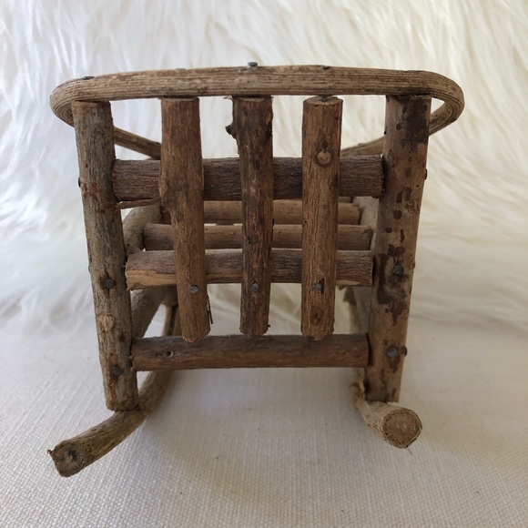 Miniature Twig Rocking Chair - Picture 3 of 12